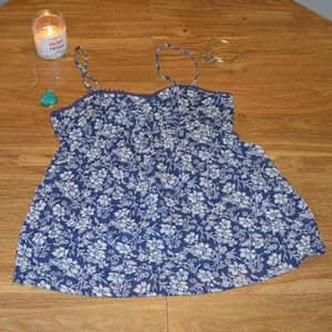 Old Navy floral babydoll cami- like new!